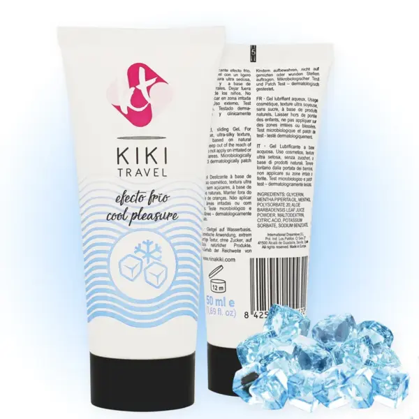 KIKÍ TRAVEL - Gel Deslizante Efecto Frío Intensificador 50 ML - Imagen 2