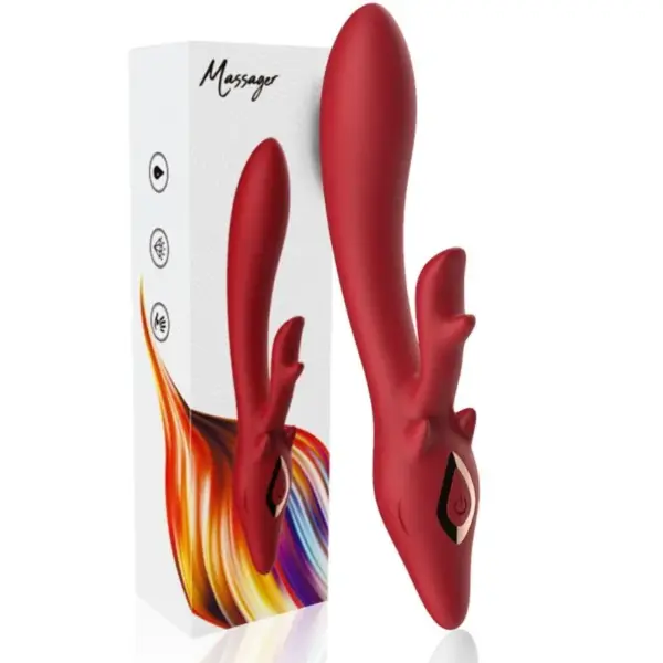 ARMONY - Vibrador Rabbit Curvo Red para Placer Inigualable - Imagen 5