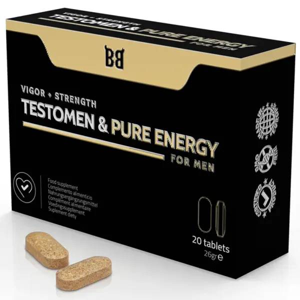 BLACK BULL - Testomen & Pure Energy Potenciador para Hombre