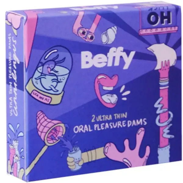 BEFFY - Preservativo para Sexo Oral Seguro y Ultrafino