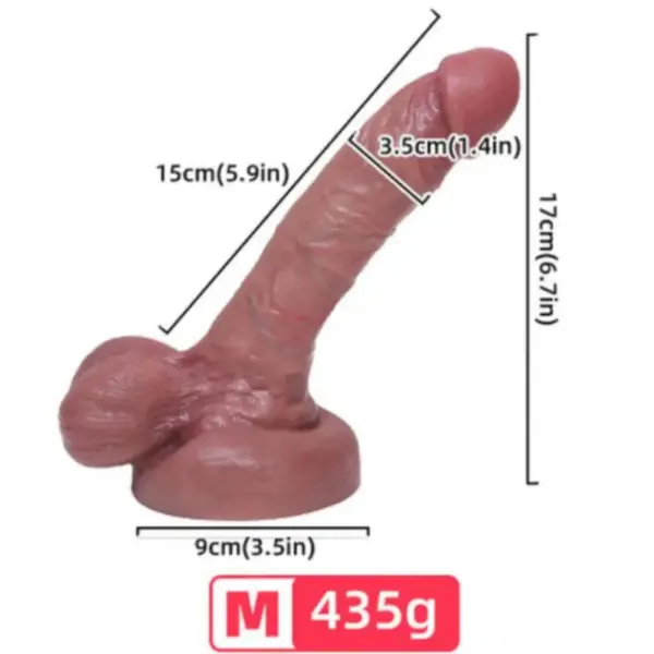 Armony - Dildo realista de silicona líquida 15 cm - Imagen 2