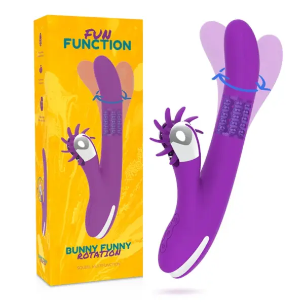 FUN FUNCTION - Bunny Funny Rotation 2.0 - Estimulador Clitoriano Premium - Imagen 2