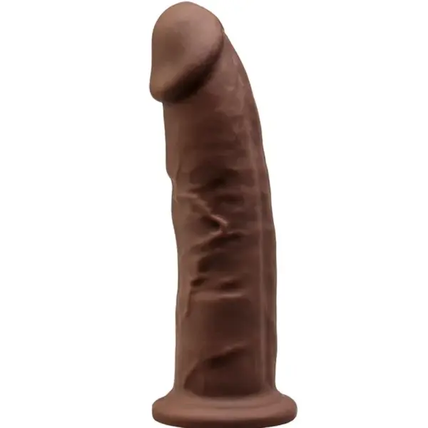 SILEXD - Modelo 2 Pene Realístico Silicona Premium Silexpan Marrón 23 cm