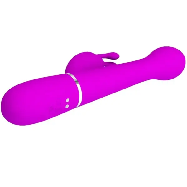 Pretty Love - Vibrador rabbit con licking morado - Imagen 6