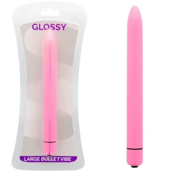 GLOSSY - Vibrador Slim Rosa Intenso para Placer Infinito