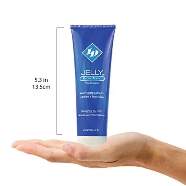 ID Jelly - Lubricante Base Agua Extra Thick Travel Tube 120 ml - Imagen 3