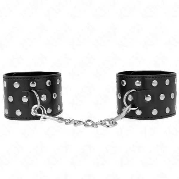 KINK - Muñequera Estilo Punk Ajustable 19-24 cm x 5.5 cm