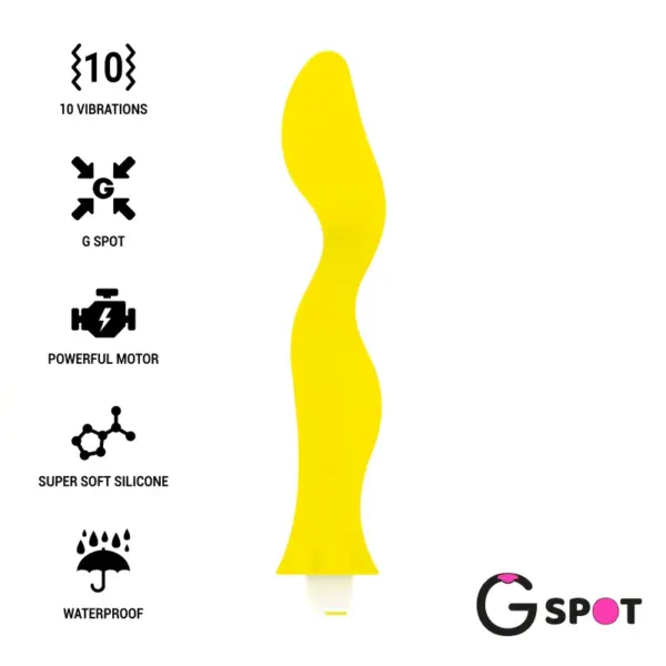 G-SPOT - Vibrador Gavyn Punto G Amarillo