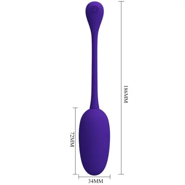 Pretty Love - Huevo Vibrador Recargable Lila - Imagen 6