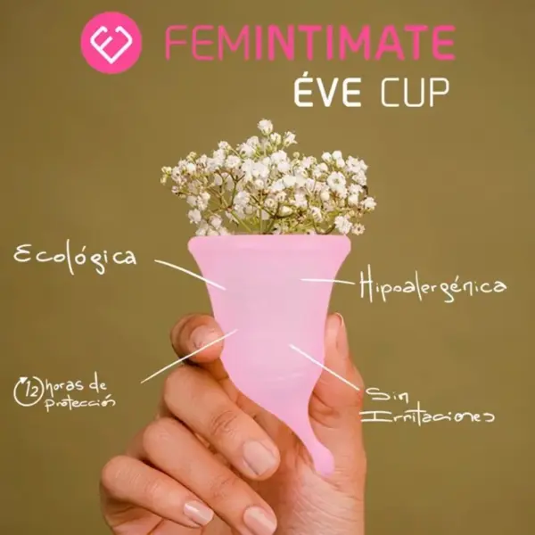 FEMINTIMATE - EVE NEW COPA MENSTRUAL SILICONA - TALLA M - Imagen 2