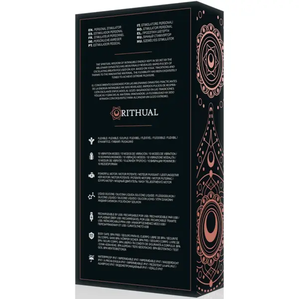 Ritual Kriya - Estimulador Punto-G Recargable Negro - Imagen 11