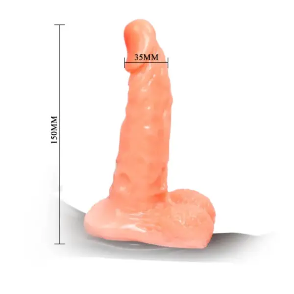 Ultra Passionate - Arnés con pene realístico 15.5 cm y braguita ajustable - Imagen 6