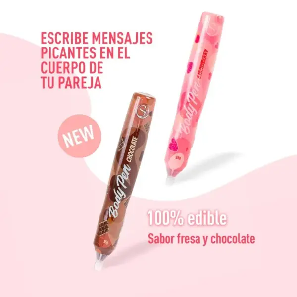 SECRET PLAY - Body Pen Fresa - Pintura Corporal Comestible - Imagen 4