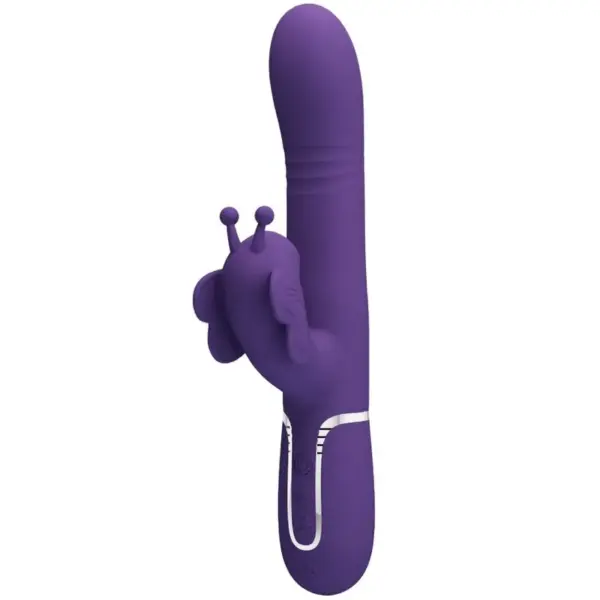 Pretty Love - Vibrador rabbit con licking morado