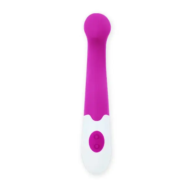 Pretty Love - Vibrador Charles elegante en color lila y blanco - Imagen 5