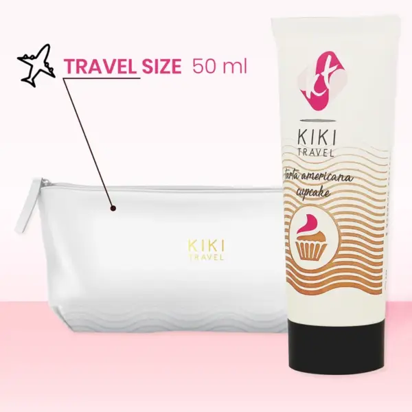 KIKÍ TRAVEL - Gel deslizante sabor a tarta americana cupcake 50 ml - Imagen 3