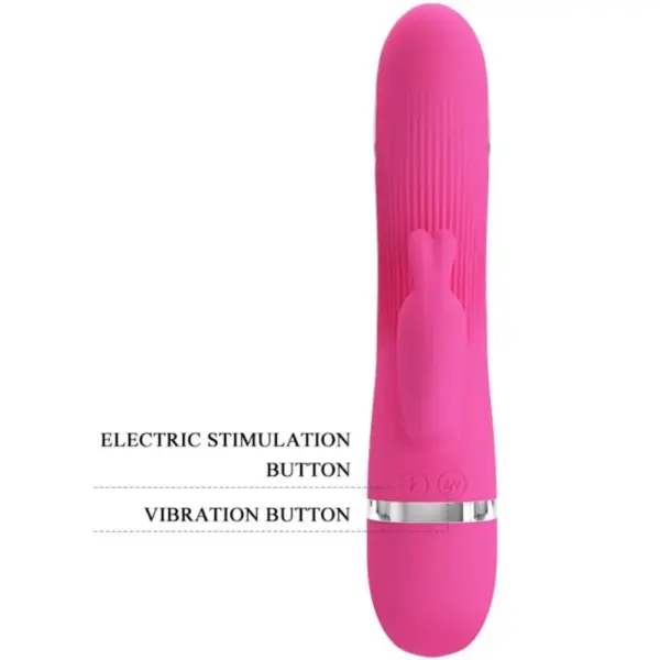 Pretty Love - Vibrador rabbit con electroestimulación morado - Imagen 5