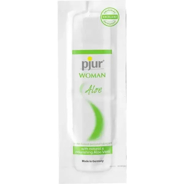 PJUR - Woman Aloe Lubricante Base Agua 2 ml - Placer y Cuidado para Ella