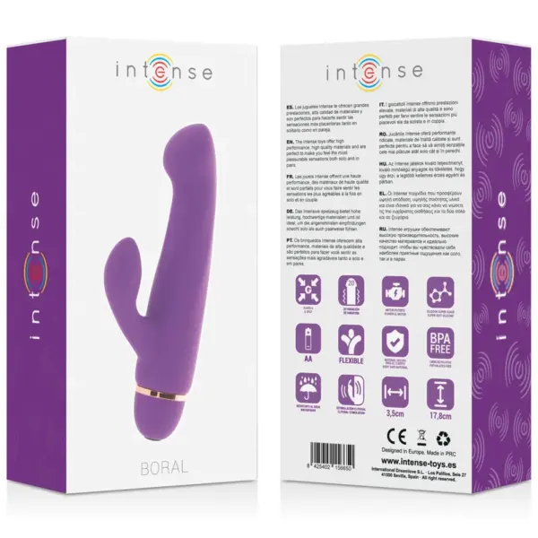 Intense - Vibrador de Silicona Lila con 20 Modos de Vibración - Imagen 4