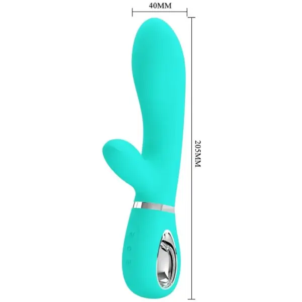 Pretty Love - Vibrador Punto G Multifunción Verde Agua - Imagen 5