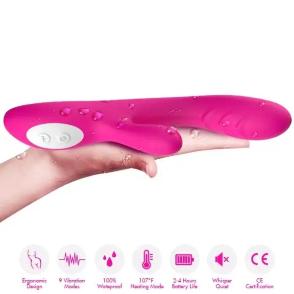 ARMONY - Vibrador efecto calor fucsia para una experiencia única - Imagen 3