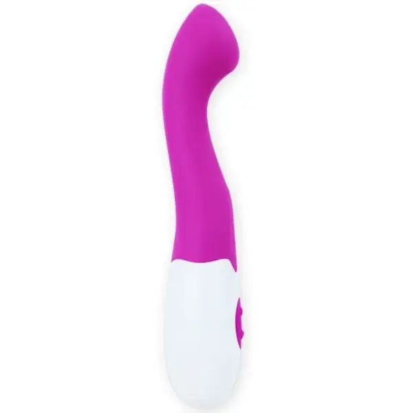 Pretty Love - Vibrador Charles elegante en color lila y blanco - Imagen 4