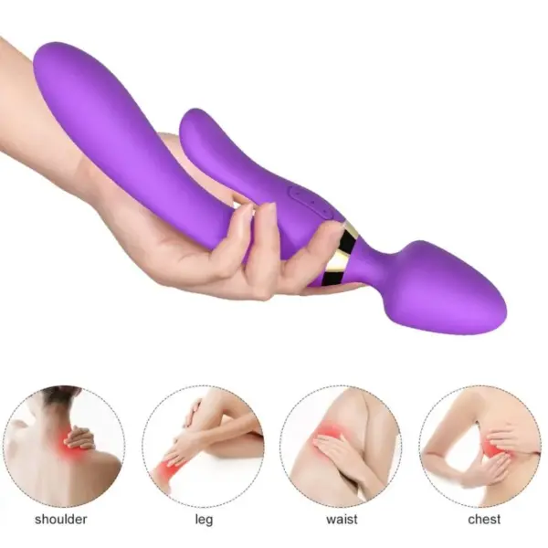 ARMONY - Masajeador & Vibrador Rabbit Violeta para Placer Inigualable - Imagen 2