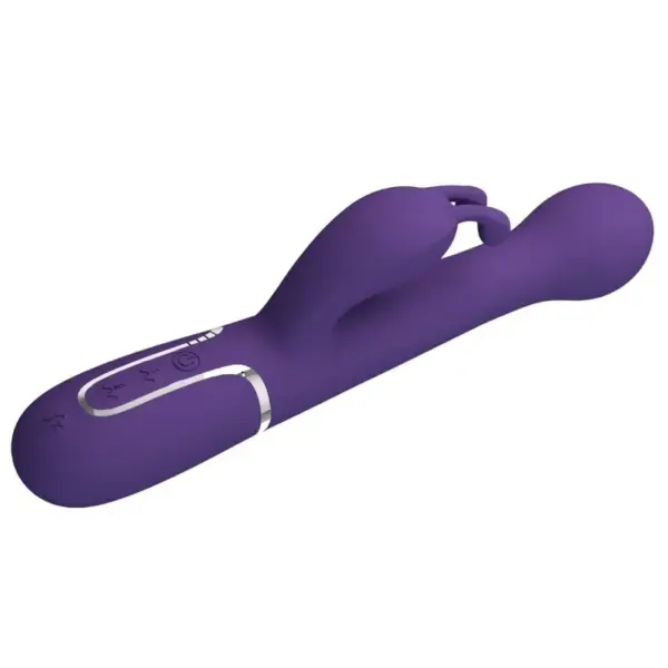 Pretty Love - Vibrador rabbit con licking morado - Imagen 4