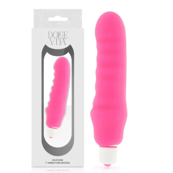 Dolce Vita - Vibrador de Silicona Rosa Genius