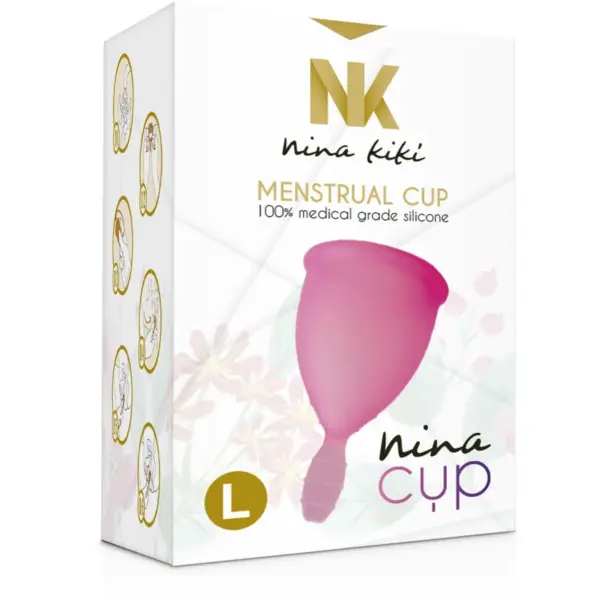 NINA KIKÍ - Copa Menstrual Rosa - Talla L - Imagen 7