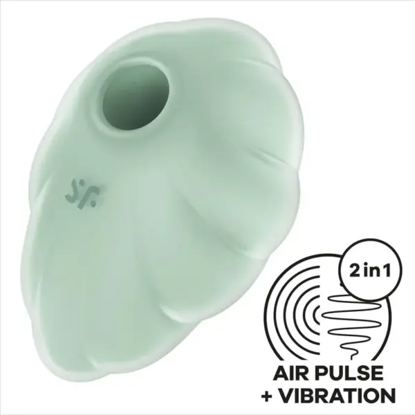 Satisfyer - Cloud Dancer Verde Vibrador Air Pulse - Imagen 4