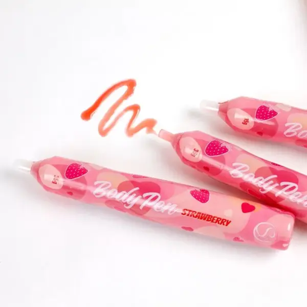 SECRET PLAY - Body Pen Fresa - Pintura Corporal Comestible - Imagen 2