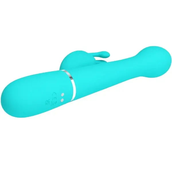 Pretty Love - Vibrador rabbit 3 en 1 multifunción verde agua - Imagen 4