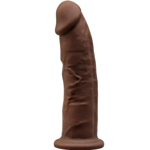 Silexd - Modelo 2 Pene Realístico Silicona Premium Silexpan Marrón 15 cm