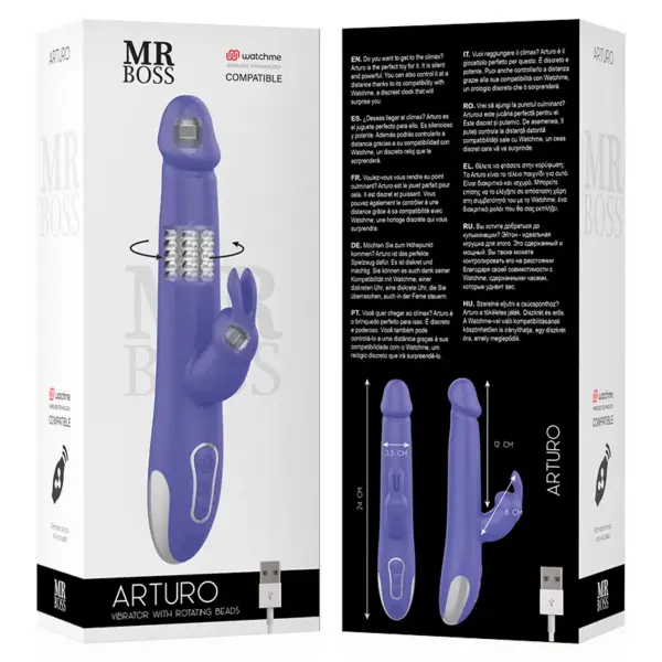 MR BOSS - Vibrador y Rotador Arturo con Tecnología Wireless - Imagen 8