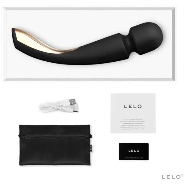 LELO - Masajeador Smart Medium Wand 2 Negro - Imagen 5