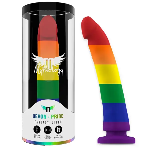 MYTHOLOGY - Devon Pride Dildo M - Dildo Fantástico para tus Fantasías - Imagen 3