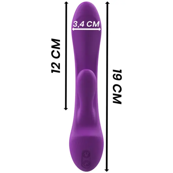 Intense - Vibrador rabbit de doble estimulación morado - Imagen 7