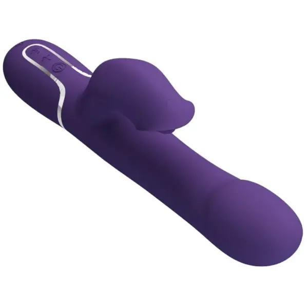 Pretty Love - Vibrador rabbit con licking morado - Imagen 5