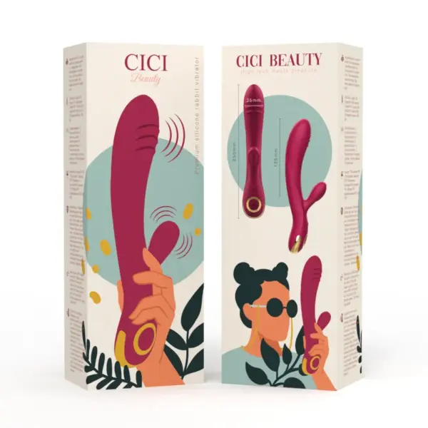 Cici Beauty - Vibrador rabbit de silicona premium - Imagen 8