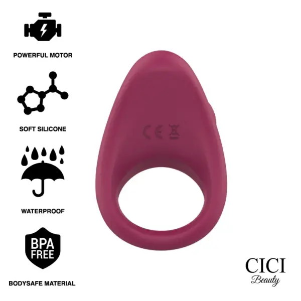 Cici Beauty - Premium Silicone Vibrating Ring para Placer Duradero