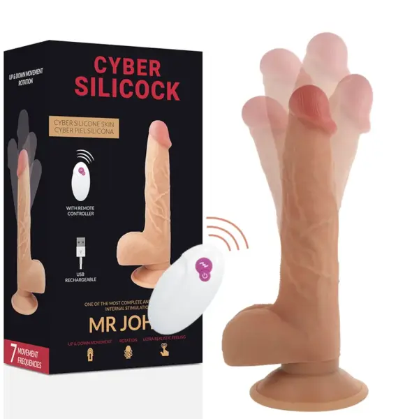 Cyber Silicock - Realista Control Remoto Mr John 23.88 cm - Imagen 4