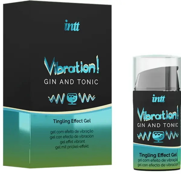 INTT - Potente Estimulante Íntimo Gel Vibrador Líquido Gin & Tonic 15ml - Imagen 2