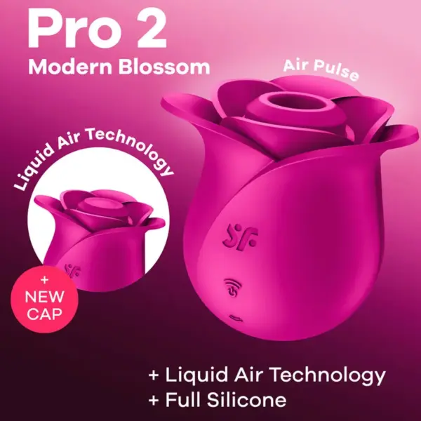 Satisfyer Pro 2 Modern Blossom - Vibrador de ondas de presión para el clítoris - Imagen 8