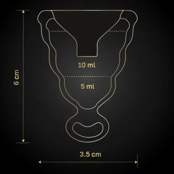 G-VIBE - Gcup Copa Menstrual Negra - Imagen 4