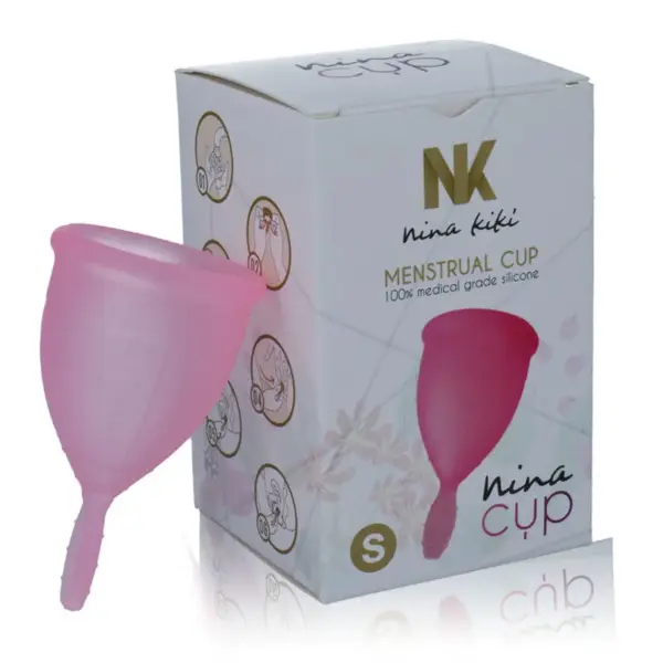 NINA KIKÍ - Copa Menstrual Rosa - Talla S - Imagen 4