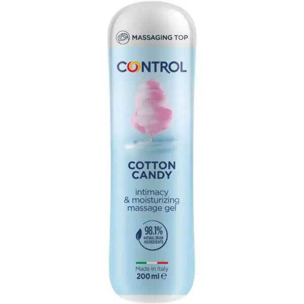 CONTROL - Gel de Masaje 3 en 1 Algodón de Azúcar 200 ml - Imagen 3