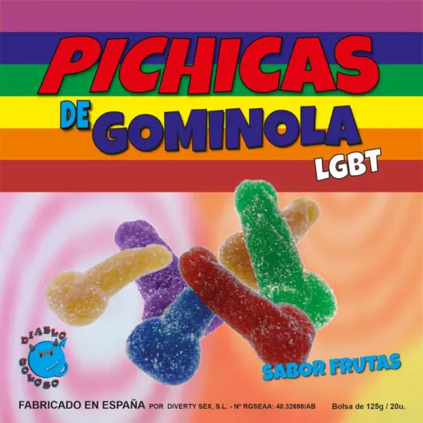 PRIDE - Pichitas de Gominola Frutas con Azúcar LGBT