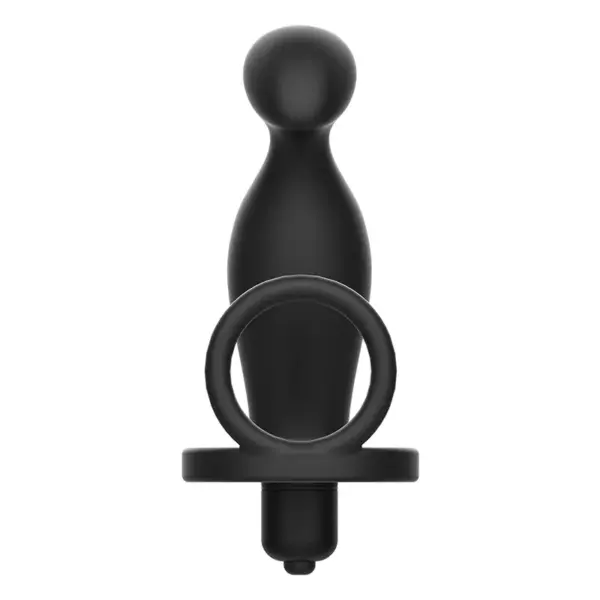 ADDICTED TOYS - Plug Anal con Anillo Silicona Negro 12 cm - Imagen 4