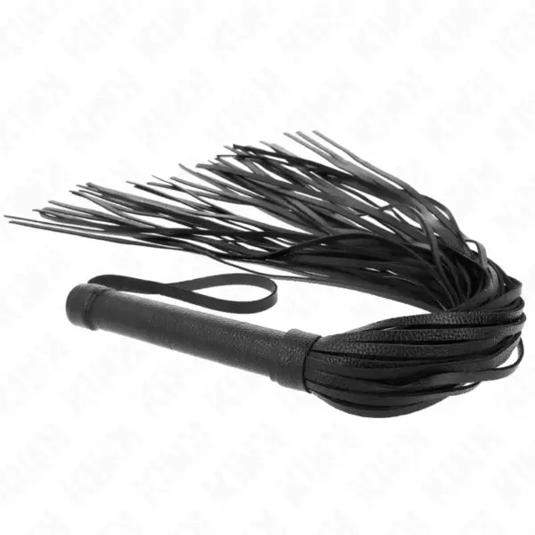 KINK - Látigo PVC Blando Negro 70 cm: Placer y Control para tus Fantasías - Imagen 2